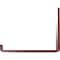 Ekena Millwork Steel Hanging Shelf Bracket, Hammered Bright Red 2"W x 8"D x 6"H BKTM02X08X06HSHRE - alternate 4